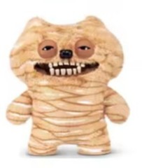 New Fuggler BIGG FUGGS Series 2 Stinkface 18″ Plush Brown Tan Monster Teeth