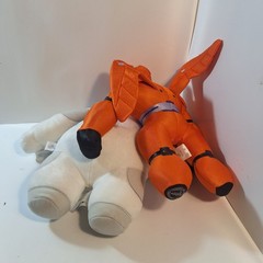 Disney Store Big Hero 6 Baymax 15″ Plush Moveable Jointed & Baymax Battle Mode