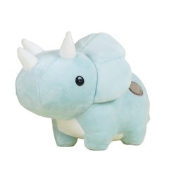 Bellzi Triceratops Cute Stuffed Animal Plush Toy – 12″ L x 7″ H, Dinosaur