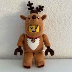 LEGO Minifigure Reindeer Costume Girl 10″ Plush Character Toy