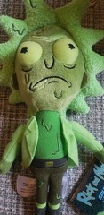 Funko Rick and Morty Toxic Green Rick Plush Galactic Plushies Collectibles New