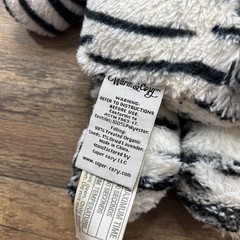 Warm & Cozy Zebra Microwavable Plush Weighted Stuffed Animal 12”