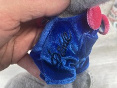 Thomas Goletz Diddl Comic Strip Mouse Plush Blue Overalls