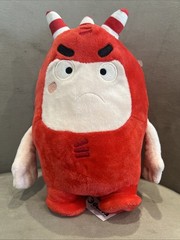 Oddbods Buddies Plush Stuffed Red Fuse 10” Plushie Large Goffa Robot doll Pouty