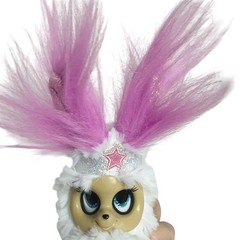 Bush Baby World Shimmies Princess Melina Plush Toy Glitter Accents Pink Hair