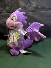 2008 Neopets S3 Approx 6″ Purple Scorchio JAKKS Pacific With Tag and code! NEW