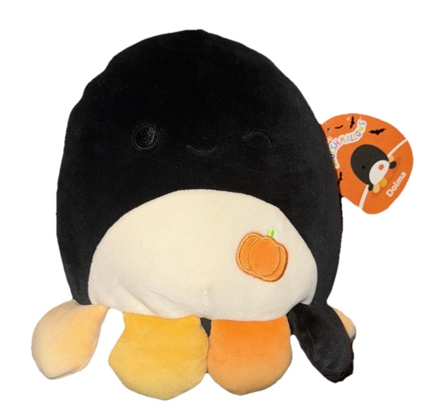 Squishmallows Halloween 8″ Dolma The Zombie Octopus Plush Kelly toy, Smoke free!