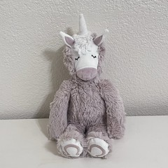Slumberkins Rose Pink Unicorn Kin Plush Lovey 12″