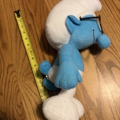 14″ Brainy Smurf By Kellytoy (Peyo 2013), w/Plastic Glasses