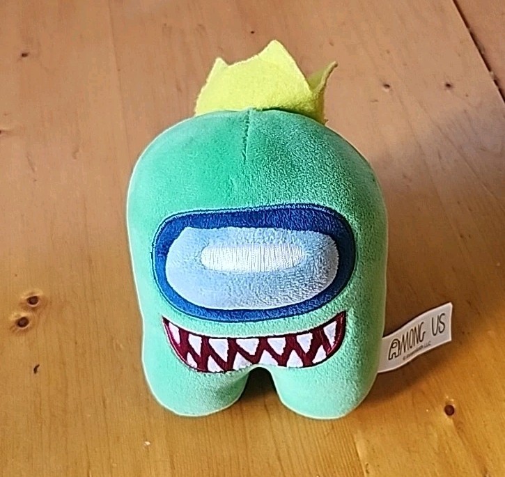 Among Us Series 4 Green Imposter with Crown Plush 6″
