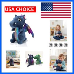 Dragon s Soft Plush Cute Dragon Doll for Boys Girls 10 in xiaofeilong heise