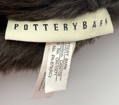 Pottery Barn “Andrew” the Espresso Dark Brown Floppy Teddy Bear 9” Plush Toy