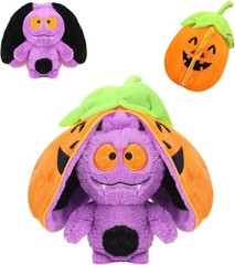 Cute 11-Inch Pumpkin Bat Stuffed Animal – Perfect for Halloween and Beyond