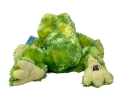 Ganz Webkinz Frog HM162 Tie Dye Plush Green Stuffed Animal Retired No Code Toy