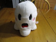Rare Fiesta Fright Night Emojji White Ghost Plush Stuff Animal,12″Ghost!