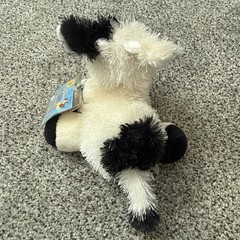 Ganz Webkinz Cow HM003 Black & White Plush With Sealed Code Unused Retired