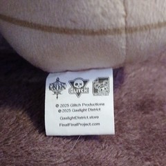 Gaslight District Melancholy Plush Doll Washable Orange Blue White Small 2025