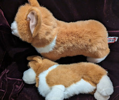 2 Plush INGRID And 1713 CORGI Puppy Dogs By Douglas