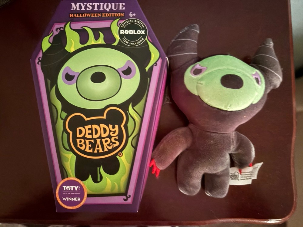 Deddy Bears Mystery Blind Coffin Halloween Edition 4″ Plush – Mystique