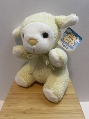 Vintage Kuddle Me Toys Easter lamb sherpa plush 9”