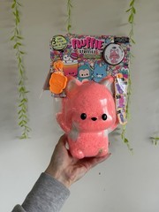 Fluffie Stuffiez Paw-Pattes Fidget Stuffed Animal Stuffy Cat Pink