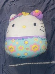 JUMBO 23” Squishmallow Hello Kitty Sanrio Flowers Pillow Floral New With Tags