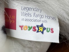 Wells Fargo Toys R Us Spotted Appaloosa Horse 2003 Vintage Legendary w/ Tag READ