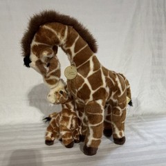 Aurora Miyoni Giraffe Plush Stuffed Animal Mom & Baby Set Small 21514