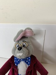 Give Kids the World Village MAYOR CLAYTON Bunny Rabbit Stuffed Plush 10″