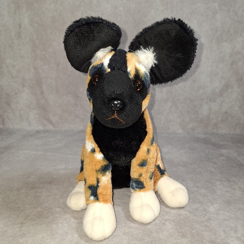 Adventure Planet Hyena Painted Wild African Dog Plush Stuffed Animal Toy