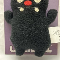 Uglydoll 2015 5″ PLUSH BLACK TOOLY BAG CLIP NEW ON CARD RARE #99166