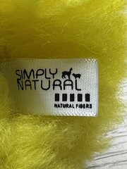 100% Baby Alpaca Yellow Stuffed Plush Animal Made In Peru 8”