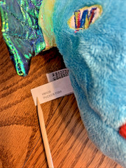GANZ WEBKINZ Plush PUCKER FISH (HM438) Crinkle Metallic Fins No Code
