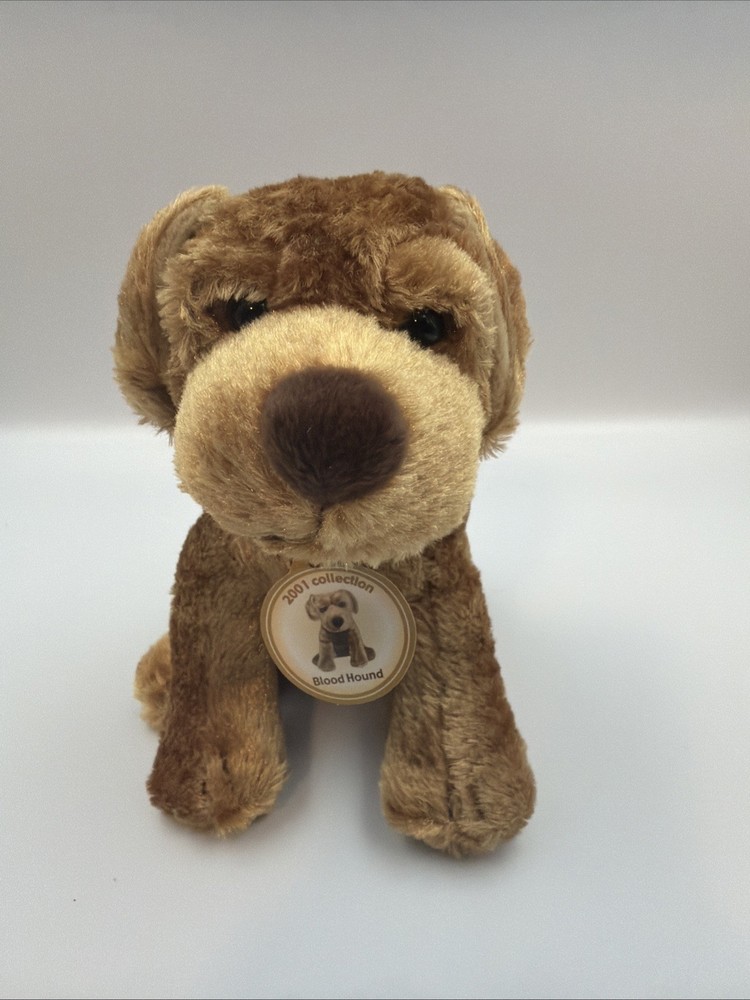 Golden Bear Co Blood Hound Dog Plush 6 Inch 2001 Stuffed Animal Toy