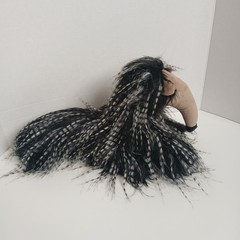 Portland Plush Avery The Anteater 12″ Stuffed Animal Black White Cute Zoo