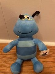 World plush INC blue bee bug insect plush stuffed animal