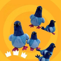 Interesting Game Anime Crazy Pigeon Plush Stuffed Toy for Birthday Gifts