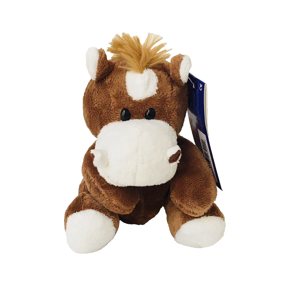 Kellytoy Original Horse Plush Mini Stuffed Animal Gray 6” New E1-129