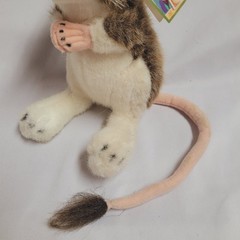1998 Wild Republic Jerboa Tan Beige White Rodent Mouse Stuffed Animal Plush 9″