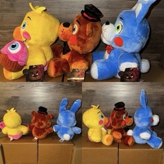 Near Complete Set of 11 Five Nights at Freddy’s Jazwares Plush Glow Eyes FNaF