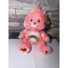 Care Bears Comfy Bears Cheer Bear Pink Rainbow Plush Special Edition NWT