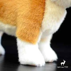 28cm Brown Shiba Inu Dog Stuffed Animal Plush Toys Toddler Doll Kids Gifts