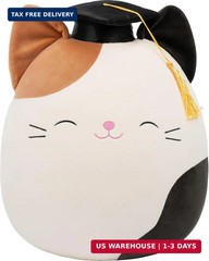 Squishmallows Original 12in Cam The Calico Cat in Graduation Cap – Official Jazw