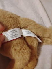 Douglas Plush dog retired Sophie laying golden retriever, no flaws