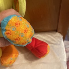 First Impressions Bright Colorful Elephant Plush 11” Stuffed Animal Toy