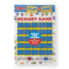 Flip To Win Travel Memory Game Wooden Board Interactive Flipping Toy Pocket Game