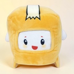 LankyBox Boxy Plush 6 Inch Yellow Box Character Stuffed Animal Toy Bonkers Toys
