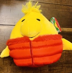 Squishmallows Woodstock Winter Jacket 6.5” Peanuts Rare! Super FAST Shipping!