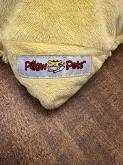 Vintage 2010 Pillow Pets Ducky Duck Yellow Plush Stuffed Animal Toy Large Rare