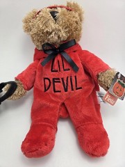 Fiesta Lil Devil Halloween Bear Devil Plush New with Tags (9 inch)